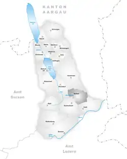 Kaart van de gemeente