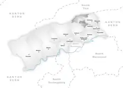 Kaart van de gemeente