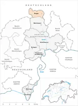 Kaart van de gemeente