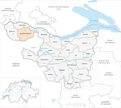 Kaart van de gemeente