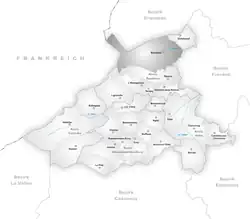 Kaart van de gemeente