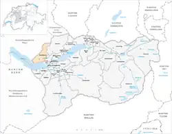 Kaart van de gemeente