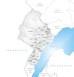 Kaart van de gemeente