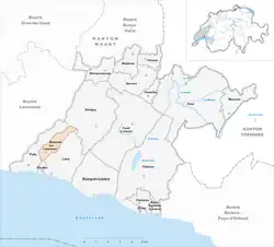 Kaart van de gemeente