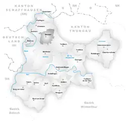 Kaart van de gemeente