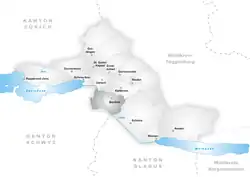 Kaart van de gemeente