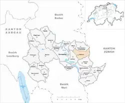 Kaart van de gemeente