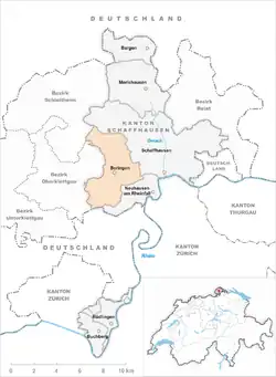 Kaart van de gemeente