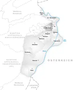 Kaart van de gemeente