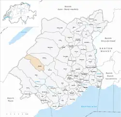 Kaart van de gemeente