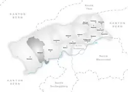 Kaart van de gemeente