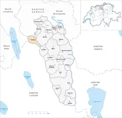 Kaart van de gemeente