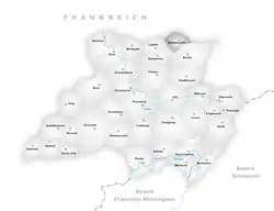 Kaart van de gemeente