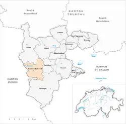 Kaart van de gemeente