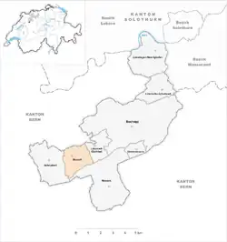 Kaart van de gemeente