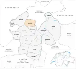 Kaart van de gemeente