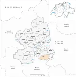 Kaart van de gemeente