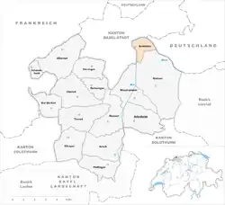 Kaart van de gemeente