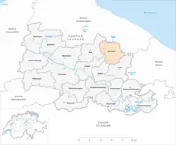 Kaart van de gemeente