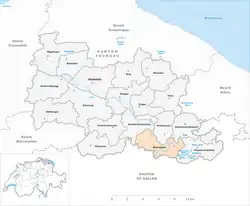 Kaart van de gemeente