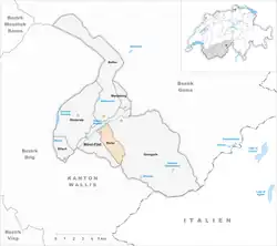 Kaart van de gemeente