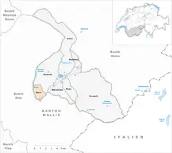 Kaart van de gemeente