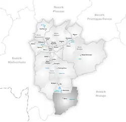 Kaart van de gemeente