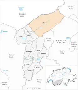 Kaart van de gemeente