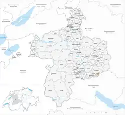 Kaart van de gemeente