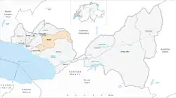 Kaart van de gemeente