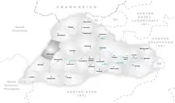 Kaart van de gemeente