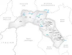 Kaart van de gemeente