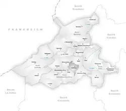 Kaart van de gemeente