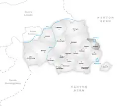 Kaart van de gemeente