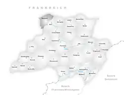 Kaart van de gemeente