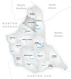 Kaart van de gemeente