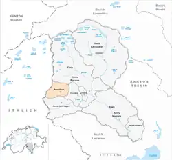 Kaart van de gemeente