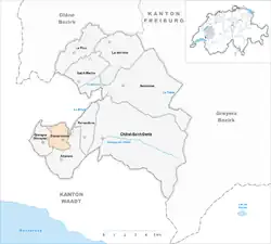 Kaart van de gemeente