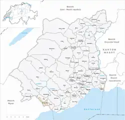 Kaart van de gemeente