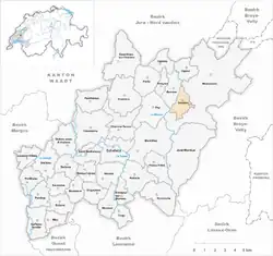 Kaart van de gemeente