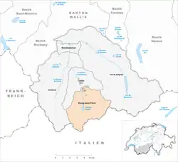 Kaart van de gemeente