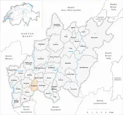 Kaart van de gemeente