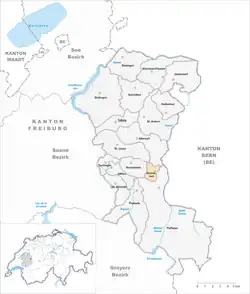 Kaart van de gemeente