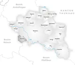 Kaart van de gemeente