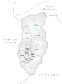 Kaart van de gemeente