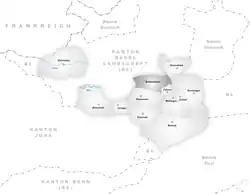 Kaart van de gemeente