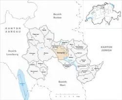 Kaart van de gemeente