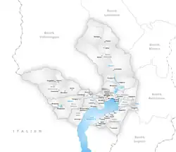 Kaart van de gemeente