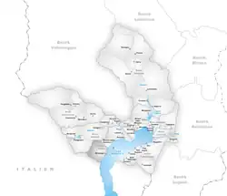 Kaart van de gemeente