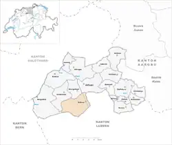 Kaart van de gemeente